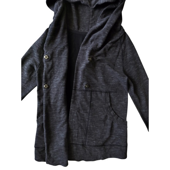 Lululemon Women's Find Your Centre Wrap Heathered Marled Black Jacket Size 6 - Picture 5 of 14
